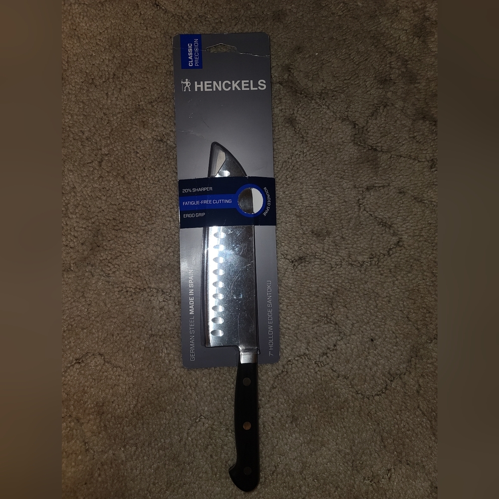 Henckels 7" Hollow Edge Santoku Knife